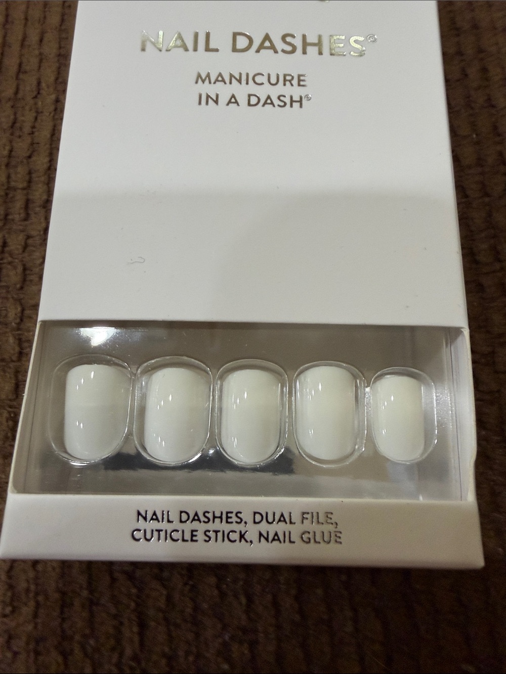 Red Aspen Nail Dashes  Press-On Nails - Picture 3 of 13